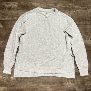Green Tea Grey Crewneck Sweatshirt Size Small